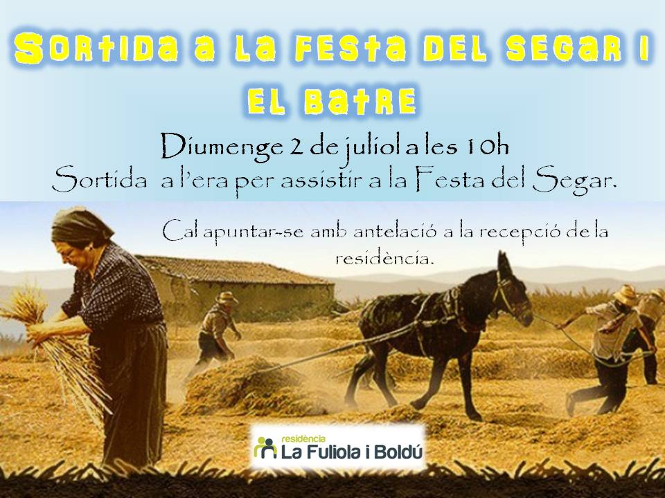 13. Sortida al segar