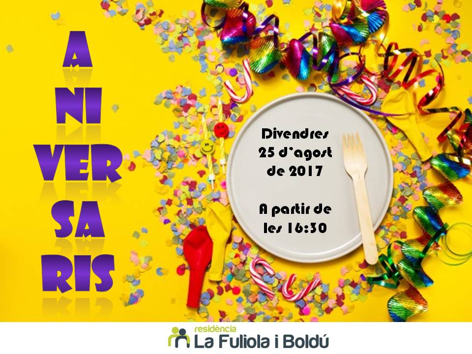 15. Aniversaris agost
