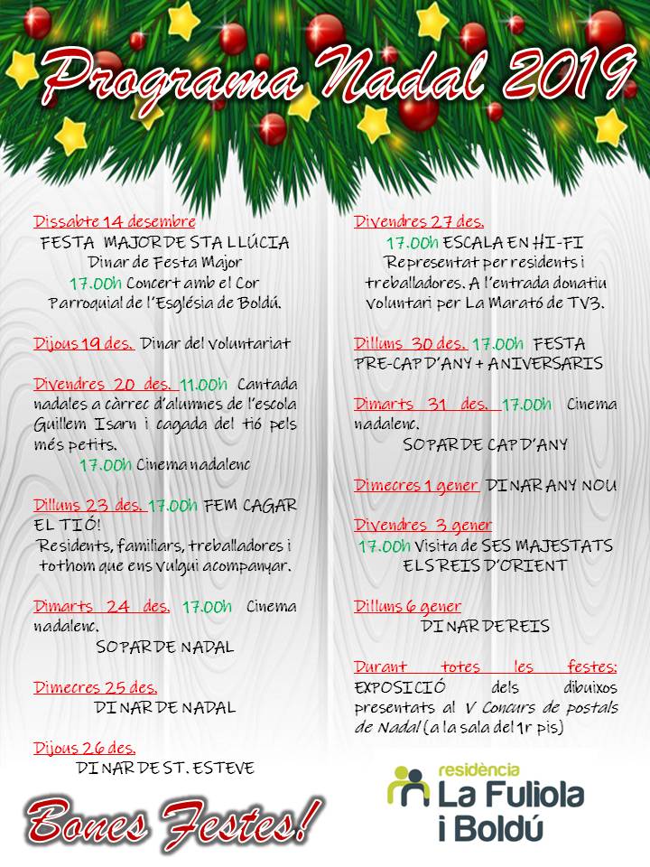 19. Programa Nadal