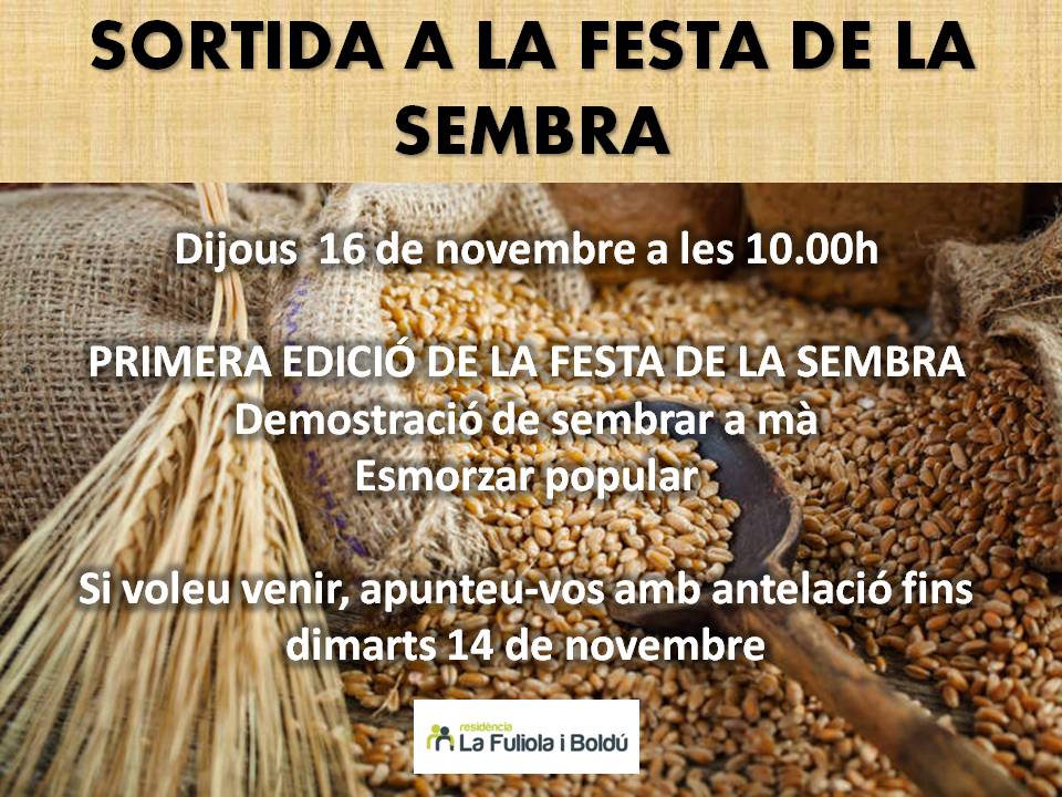 19. Sortida festa de la sembra