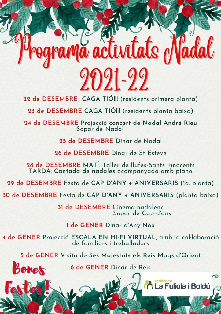18. Programa activitats Nadal 2021-22