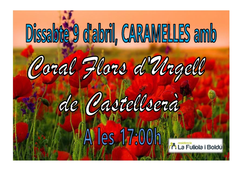 Caramelles coral Flors d'Urgell
