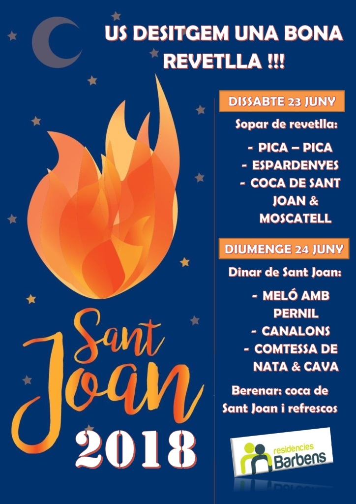 cartell sant joan barbens